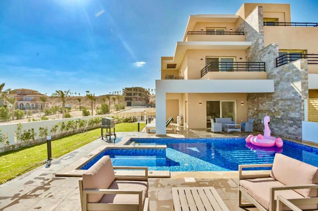 Hurghada Sahl Hasheesh Sea-View Villa With Private Pool Bagian luar foto
